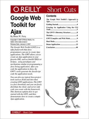 cover image of Google Web Toolkit for Ajax